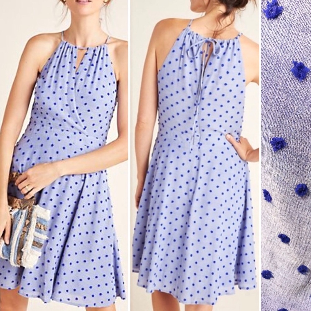 Anthropologie Dress NWT Large Gauze Linen Cotton Blend